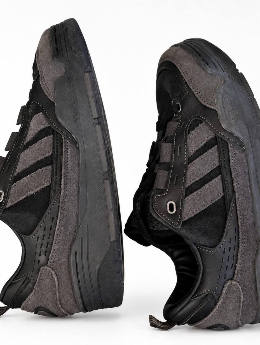 Adidas Originals Black Chunky Sneakers Men’s Size 11 Streetwear Shoes - Picture 5 of 7